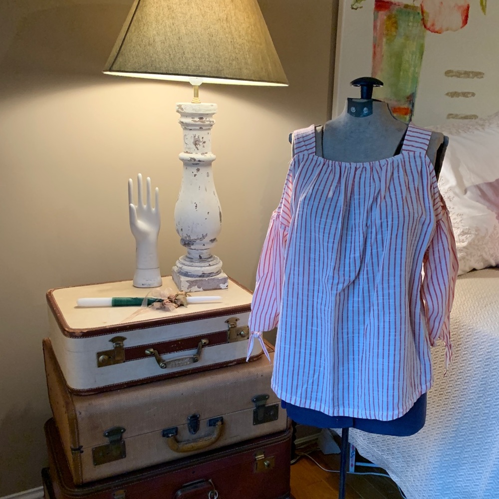 Open Shoulder Blouse